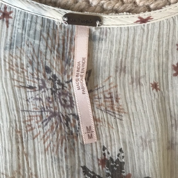 Boho Free People blouse - Picture 5 of 5